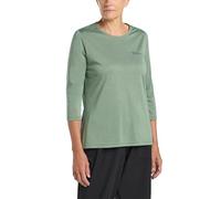 Jack Wolfskin Women's Crosstrail 3/4 T W T-Shirt, Eucalyptus, M