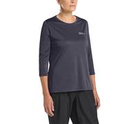 Jack Wolfskin Women's Crosstrail 3/4 T W T-Shirt, Graphite, L