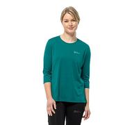 Jack Wolfskin Women's Crosstrail 3/4 T W T-Shirt, Graphite, XS