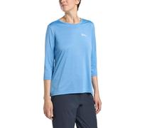 Jack Wolfskin Women's Crosstrail 3/4 T W T-Shirt, Mid Blue, S