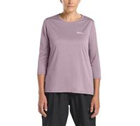 Jack Wolfskin Women's Crosstrail 3/4 T W T-Shirt, Wild Blossom, L