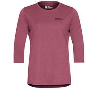 Jack Wolfskin - Women's Crosstrail 3/4 Tee - Longsleeve size XL, purple/red