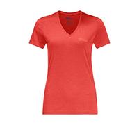 Jack Wolfskin Womens Crosstrail T-Shirt Shortsleeve, Tango Orange, XXL EU