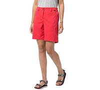 Jack Wolfskin Women's Desert W Athletic-Shorts, Tulip red, L Regular