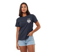 Jack Wolfskin Women's Discover Heart T W T-Shirt, Night Blue, Large