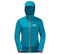 Jack Wolfskin Women's Eagle Peak Ii Jacket, Freshwater Blue, XL