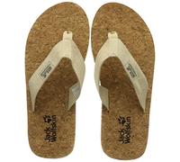Jack Wolfskin Women's ECOSTRIDE 2 Slipper W Sandal, Natural/Cork, 9 UK