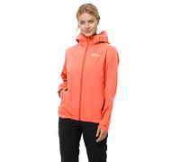 Jack Wolfskin Women’s rain jacket Elsberg 2.5L Jacket Women M red digital orange