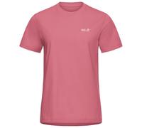 Jack Wolfskin Essential Short Sleeve T-shirt Pink XL Woman