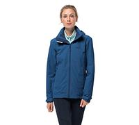 Jack Wolfskin Women's Evandale Hardshell Jacket, indigo blue, XS