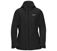 Jack Wolfskin Women’s waterproof rain jacket with 3-in-1 system Flextrail 2L Jacket Women 2XL black black