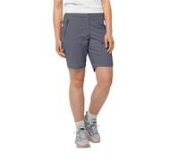 Jack Wolfskin Womens Gastal Walking Shorts Grey