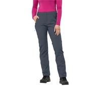 Jack Wolfskin Women's Glastal Winter Pants W Hiking, Graphite/Cool Grey, 21 Short