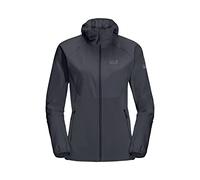 Jack Wolfskin Women's Go Hike Softshell W Jacket, Graphite, L