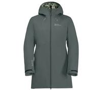 (S, Slate Green) Jack Wolfskin Womens Heidelstein Insulated Waterproof Windproof Jacket