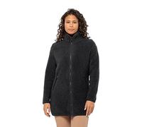Jack Wolfskin Women's High Curl Coat W Fleece Jacket, Black, M