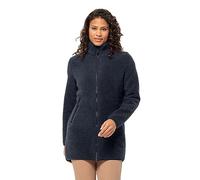 Jack Wolfskin Women's High Curl Coat W Fleece Jacket, Night Blue, XL