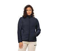 Jack Wolfskin Women's High Curl Jacket W Fleece, Night Blue, S