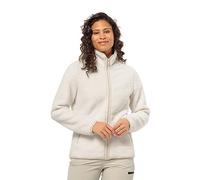 Jack Wolfskin Women's High Curl Jacket W Fleece, Cotton White, M