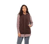 Jack Wolfskin Women's High Curl Long Vest W Fleece Vest
