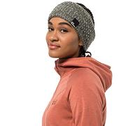 Jack Wolfskin Women's Highloft Knit Headband, Women's Winter Headband, Dusty Olive, S EU