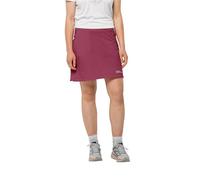 Jack Wolfskin Women's Hilltop Trail Skort W Skirt, Sangria Red, 44, Sangria Red, 18