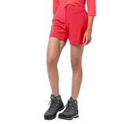 Jack Wolfskin Women's JWP W Athletic-Shorts, Tulip red, M