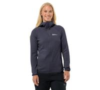 Jack Wolfskin Women's Kolbenberg Hooded Fz W Jacket, Graphite, L
