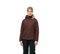 Jack Wolfskin Women's Lapawa Ins Hoody W Jacket, Dark Maroon, XXL