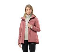 Jack Wolfskin Women's Luntal 3in1 JKT W Jacket, Mineral Red, M