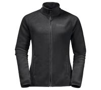 Jack Wolfskin Womens Moonrise Full-Zip Fleece Jacket Size: Small, Colour: Black