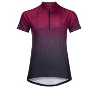 Jack Wolfskin Women's Morobbia Hz Print T W Short-Sleeved T-Shirt, Sangria Red, XS