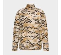 Jack Wolfskin Women's Paw Era 100 Print Half Zip Fleece, Mountain Paw Oyster