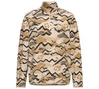 Jack Wolfskin - Women's Paw Era 100 Print Halfzip - Fleece jumper size S, sand