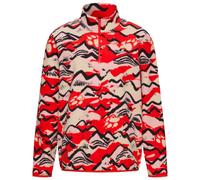 Jack Wolfskin - Women's Paw Era 100 Print Halfzip - Fleece jumper size XS, red