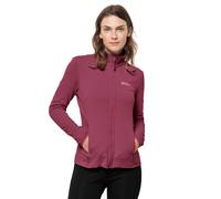 Jack Wolfskin Womens Peak Grid High Collar Midlayer Stretch Fleece Sweater