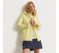 Jack Wolfskin Women’s rain jacket with hood Prelight 2.5L Backlength Jacket Women XL daisy daisy