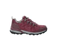 Jack Wolfskin Women's Refugio Texapore Low W Hiking Shoe, Dark Maroon, 4 UK