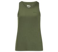 Jack Wolfskin Women's Relief Tanktop W Shirt, Greenwood, Medium