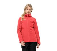 Jack Wolfskin Women's robury 2l JKT w Jacket, Vibrant red, XS