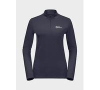 Jack Wolfskin Women's Sky Thermal Hz W Hiking Shirt, Graphite/Cool Grey, L