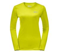 Jack Wolfskin Women's Sky Thermal L/S W Hiking Shirt, Firefly, S