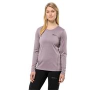 Jack Wolfskin Women's Sky Thermal L/S W Hiking Shirt, Wild Blossom, XS
