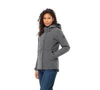 Jack Wolfskin Womens Snowy Park Insulated Waterproof Jacket (Black) Black
