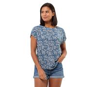 Jack Wolfskin Women's Summer Meadow T W T-Shirt, Leaves Elemental Blue, XS