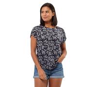 Jack Wolfskin Women's Summer Meadow T W T-Shirt, Leaves Night Blue, XS