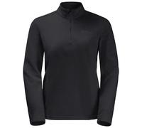 Jack Wolfskin Womens Taunus Half-Zip Fleece Size: Large, Colour: Black