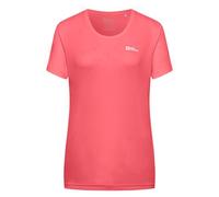 Jack Wolfskin Women's Tech T W T-Shirt, Sunset Coral, L