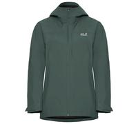 Jack Wolfskin Women’s waterproof rain jacket with hood Tempest 2L Jacket Women M sago palm sago palm
