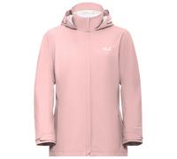 Jack Wolfskin Women’s waterproof rain jacket with hood Trailtime 2L Jacket Women M rosegarden rosegarden